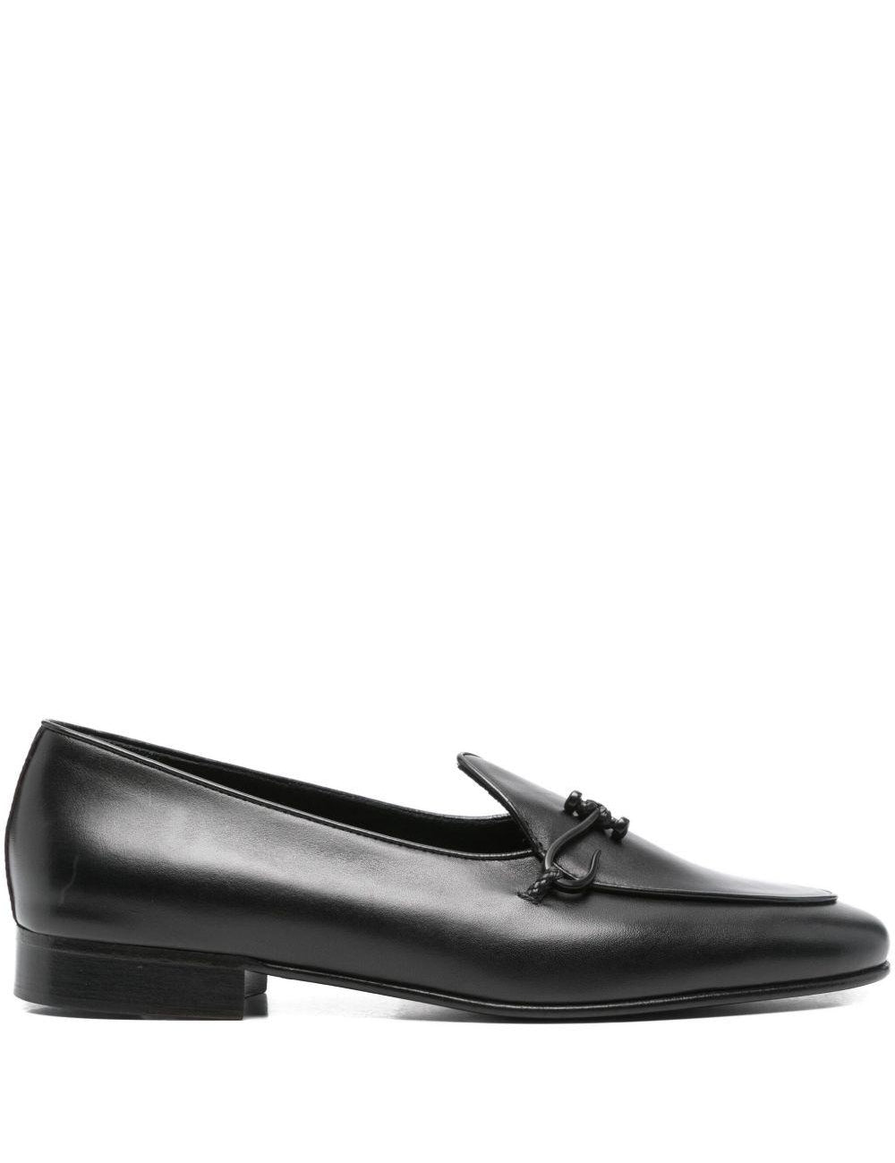 Mocassini comporta in pelle in nero Edhèn milano - uomo 