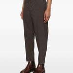 Pantaloni con coulisse covents in marrone Briglia 1949 - uomo 