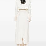 Trench coat con cintura Vela in beige Entire studios - donna 