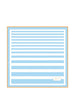 Foulard le foulard a rayures  in bianco e blu Jacquemus - unisex