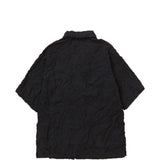 Camicia a maniche corte con tasca in nero And wander - uomo 