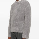 Maglione Jermaine in misto mohair in grigio Sefr - uomo 