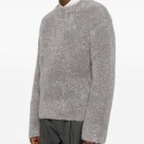 Maglione Jermaine in misto mohair in grigio Sefr - uomo 