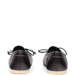 Ballerina con elastico con logo in nero Mm6 maison margiela - donna 