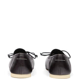 Ballerina con elastico con logo in nero Mm6 maison margiela - donna 