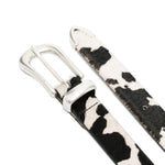 Cintura DOC con stampa mucca in nero e bianco Second layer - uomo 