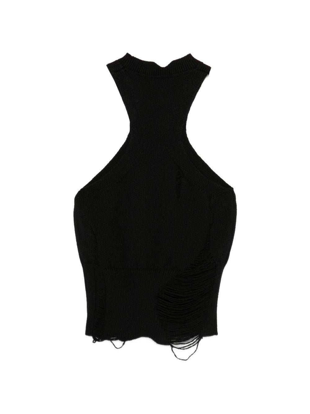 Canotta Liz con effetto vissuto in nero Haikure - donna 