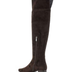 Stivali al ginocchio brigitte in camoscio in marrone Carel paris - donna 