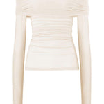Top semi trasparente in bianco Wolford - donna 