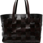 Borsa tote japan in marrone scuro Dragon Diffusion - donna 