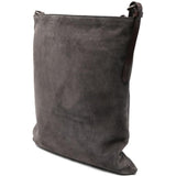 Borsa a tracolla in suede in grigio Dries van noten - donna 
