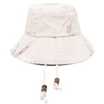 Cappello bucket con logo bamboo in beige Feng chen wang - uomo 