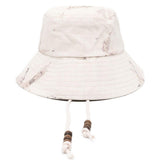 Cappello bucket con logo bamboo in beige Feng chen wang - uomo 