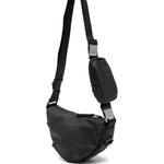 Borsa a tracolla con zip in nero Rains - unisex 