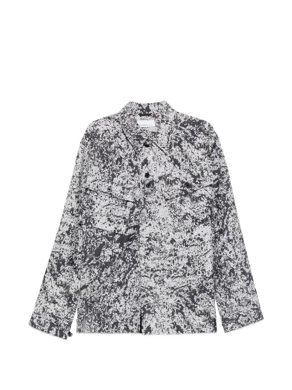 Giacca-camicia a maniche lunghe  in multicolore Oamc peacemaker - uomo 