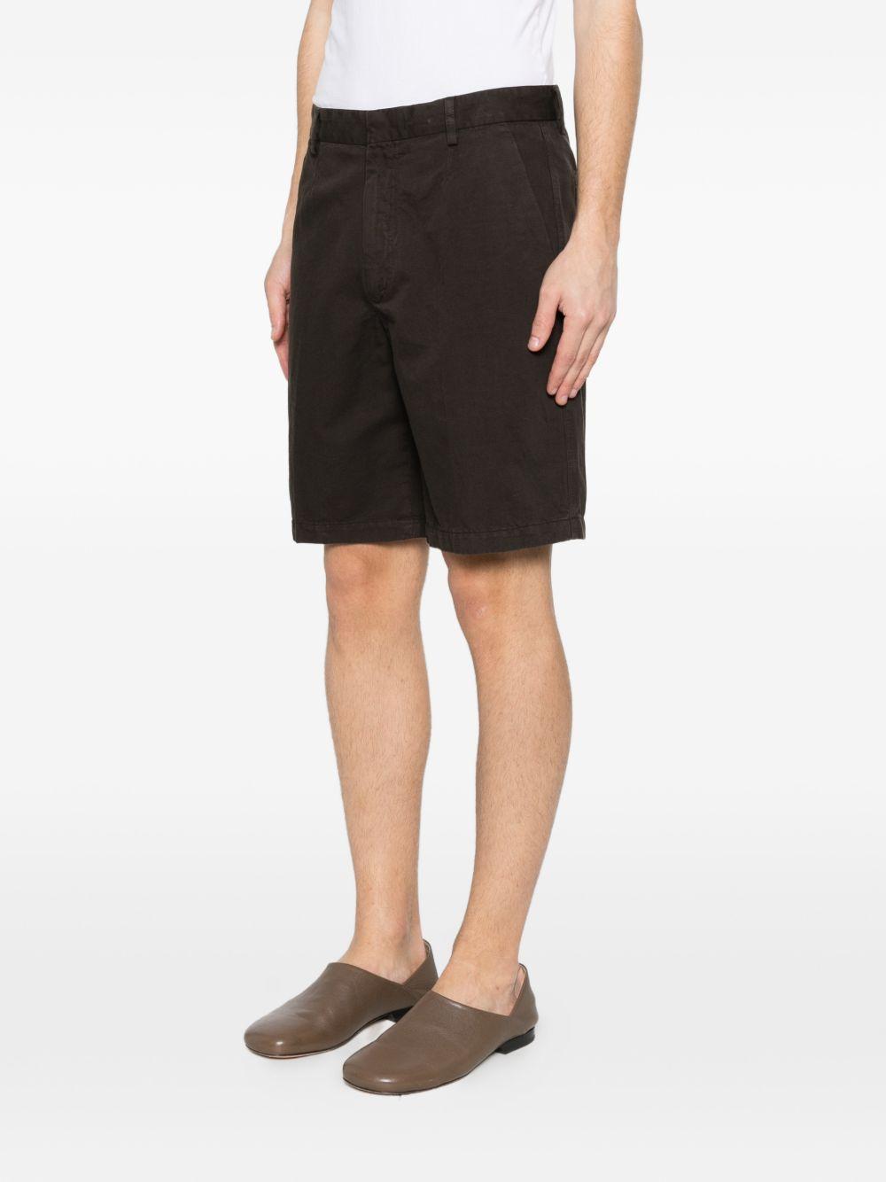 Pantaloncini con tasche anteriori in marrone Zegna - uomo 