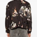 Bomber a fiori multicolore Undercover - uomo 