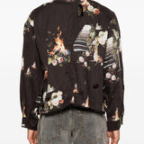 Bomber a fiori multicolore Undercover - uomo 