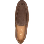 Mocassini in pelle scamosciata in marrone Kiton - uomo 