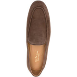 Mocassini in pelle scamosciata in marrone Kiton - uomo 