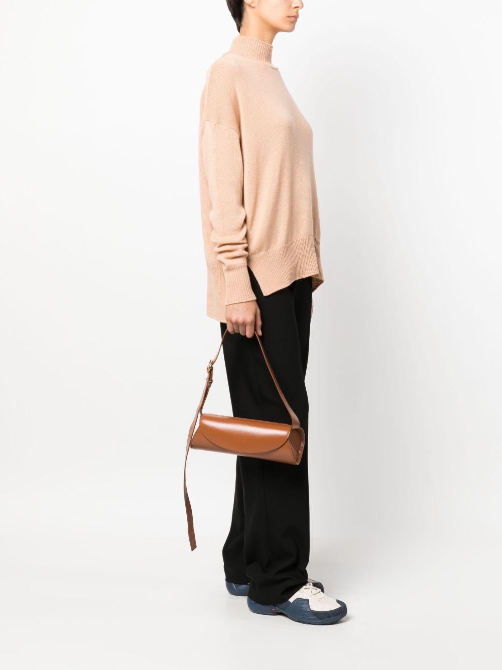 Borsa a spalla Cannolo in marrone Jil sander - donna 