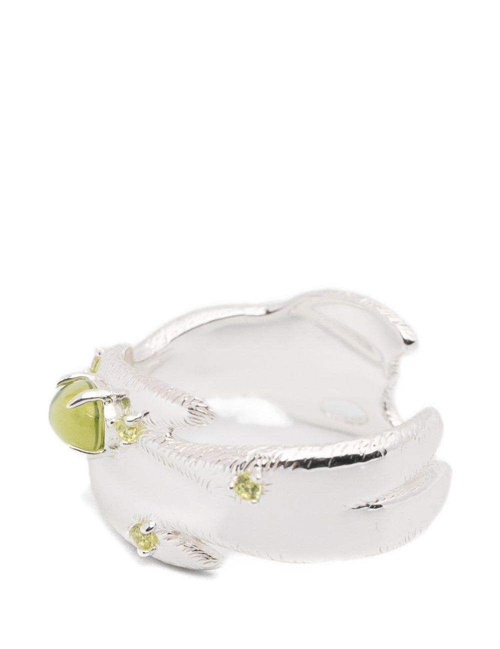 Anello bear ring con pietra in argento Yvmin - donna 