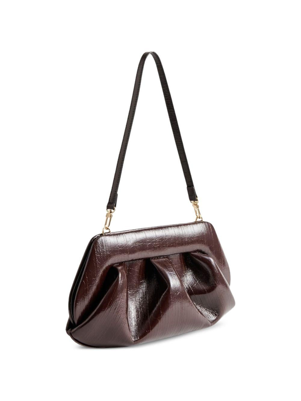 Clutch bios baguette in marrone Themoirè - donna 