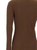 Entire Studios brown transparent long-sleeved top - unisex