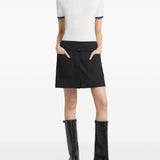 T-shirt con logo in bianco Courrèges - donna 