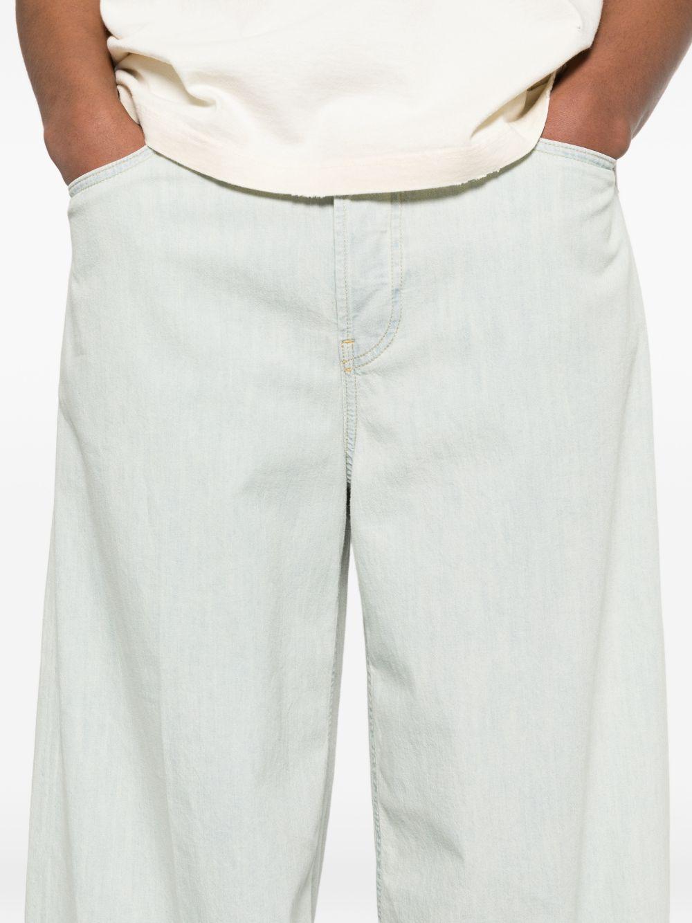 Pantaloni a gamba dritta in celeste Golden goose - uomo 