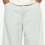 Pantaloni a gamba dritta in celeste Golden goose - uomo 