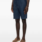 Pantaloncini chino a pieghe in blu Briglia 1949 - uomo 