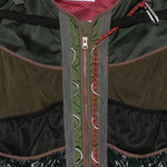 Giacca con stringhe in verde militare Kolor - uomo 