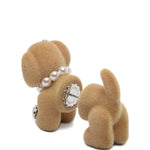 Orecchini a forma di cucciolo in marrone Yvmin - donna 