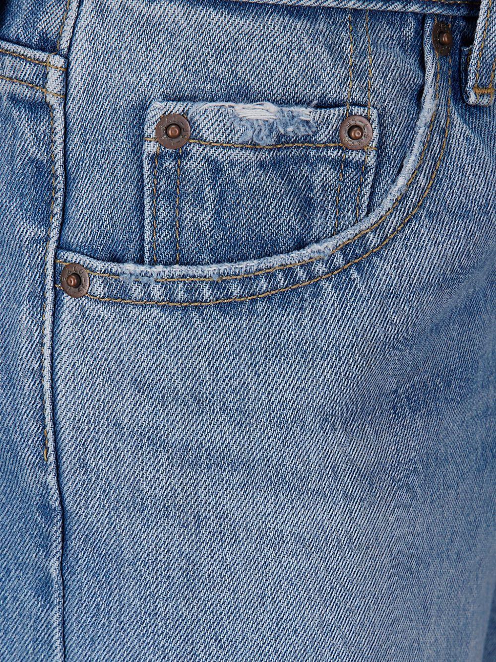 Jeans a cinque tasche con effetto vissuto in blu Levi's - donna 