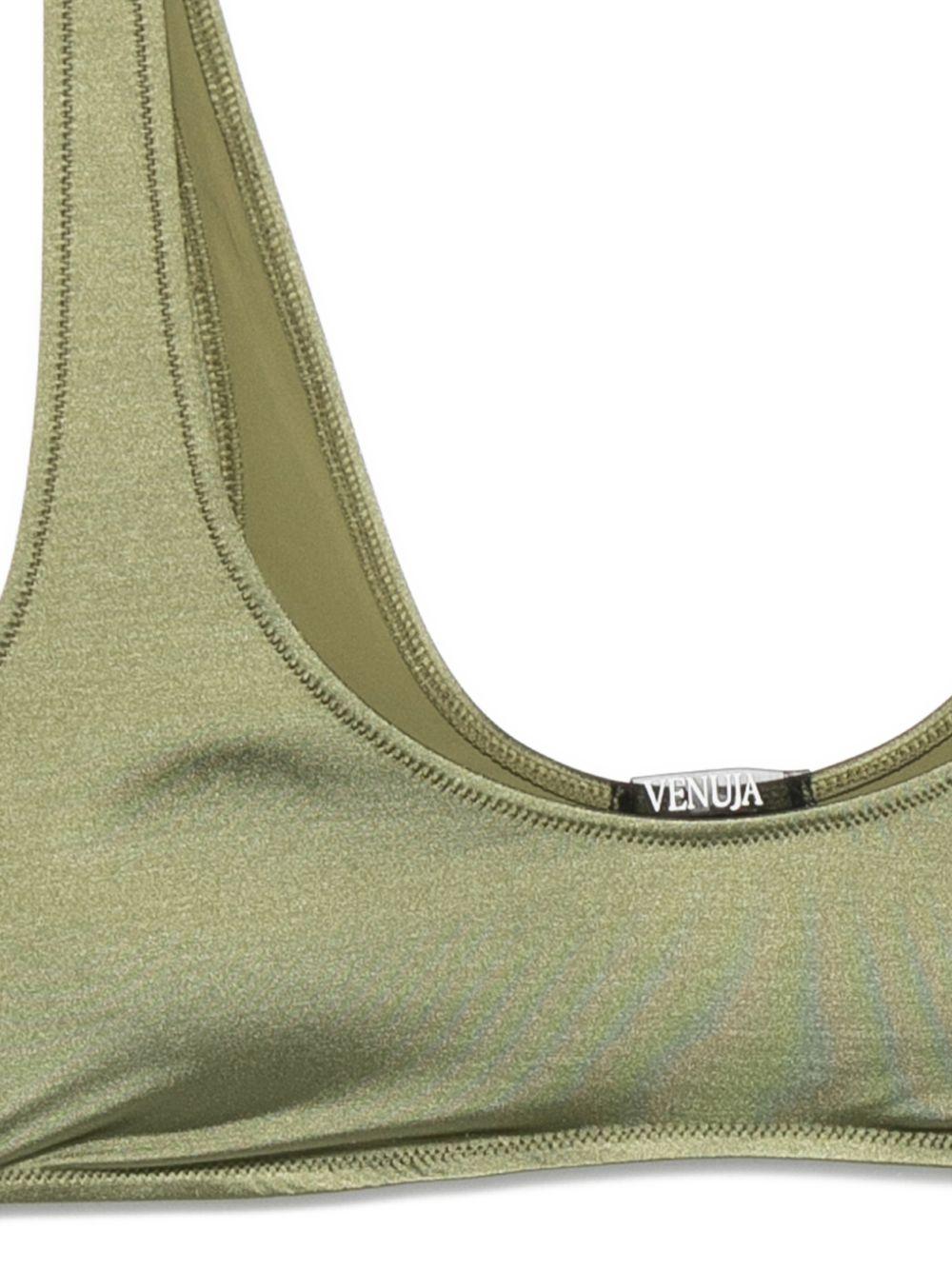 Bikini con finitura metallica in verde Venuja - donna 
