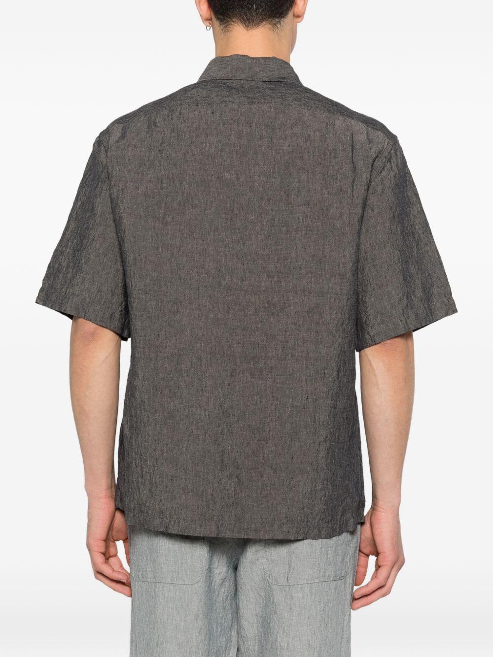 Camicia con tasca in grigio Barena Venezia - uomo 