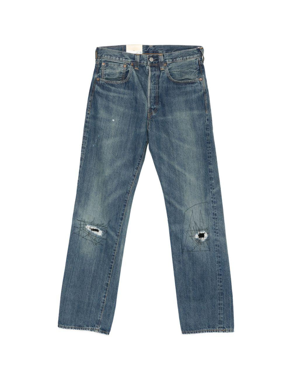 Jeans con passanti per cintura in blu Levi's vintage - uomo 