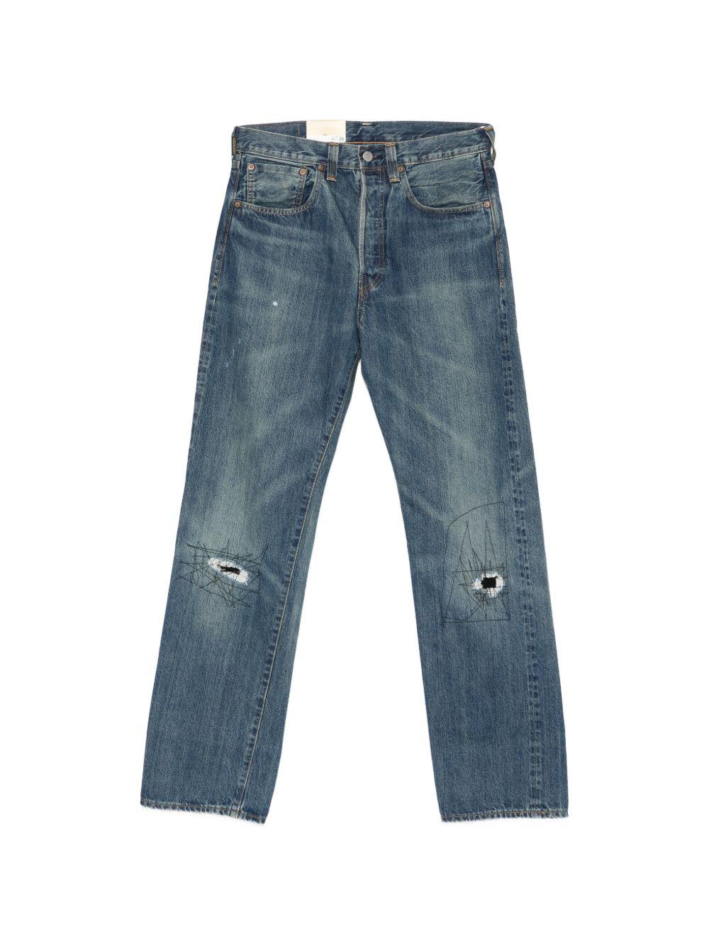 Jeans con passanti per cintura in blu Levi's vintage - uomo 