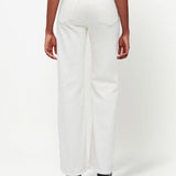 Jeans a gamba ampia in bianco Re/done - donna 
