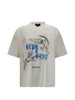 T-shirt con stampa grafica enemy in bianco Represent - uomo