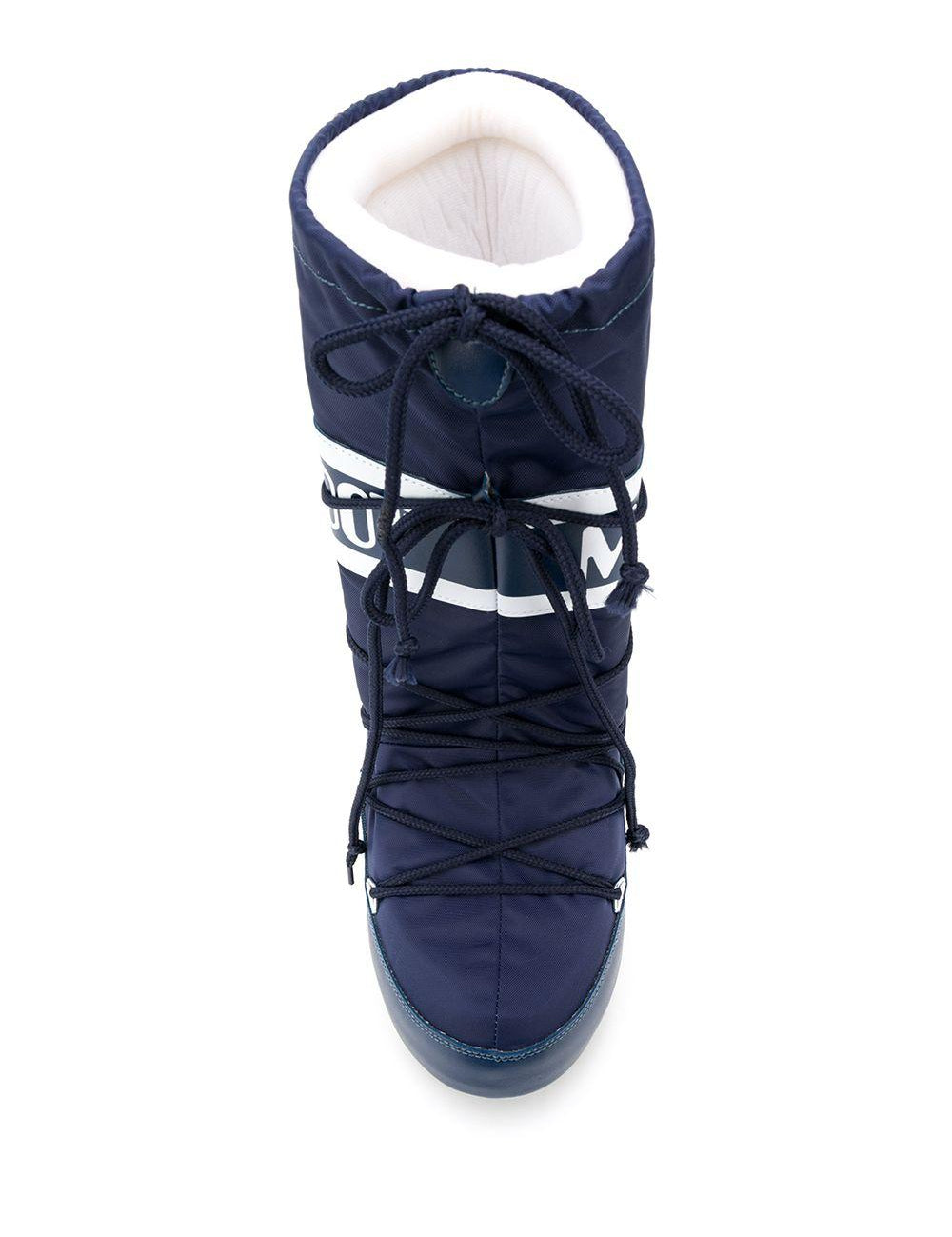 Stivali da neve Icon con logo in marrone Moon boot - unisex 