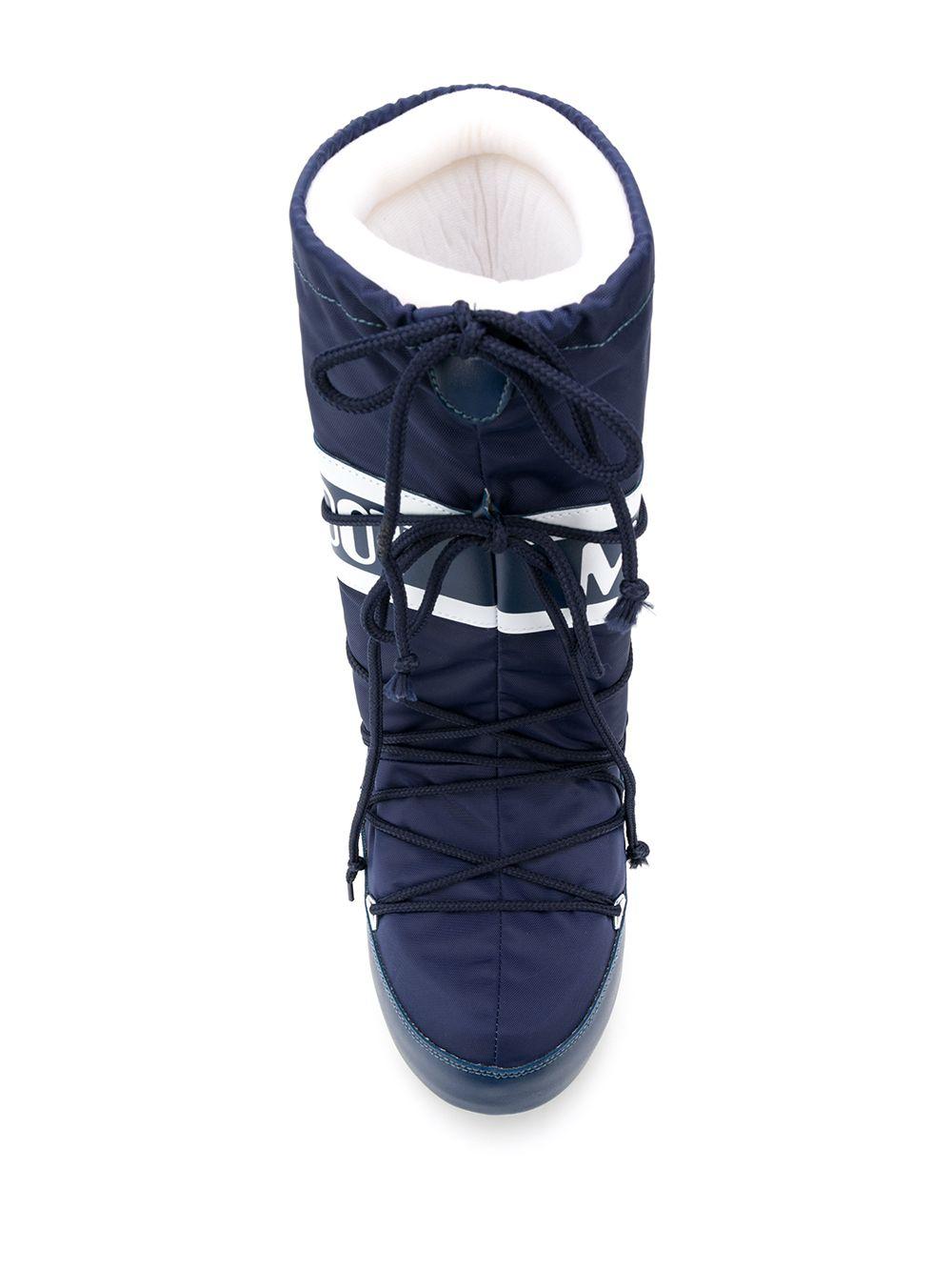 Stivali da neve Icon con logo in marrone Moon boot - unisex 
