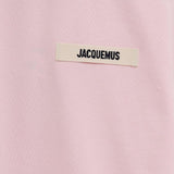 T-shirt a maniche corte le tshirt gros grain in rosa Jacquemus - unisex 