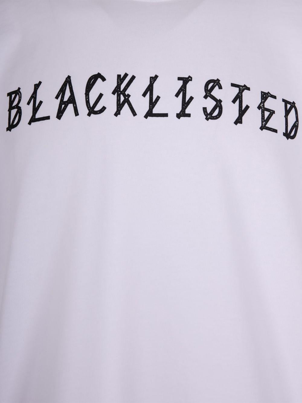 T-shirt con stampa grafica in bianco 44 label group - uomo 