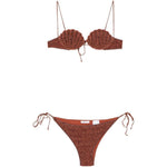 Bikini Lumière in marrone 