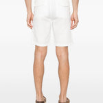 Shorts con coulisse in bianco Eleventy - uomo 