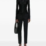 Pantaloni con cristalli in nero The Attico - donna 