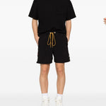 Costume da bagno con logo in nero Rhude - uomo 
