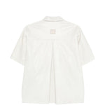 Camicia a maniche corte in pelle Avril in beige Haikure - donna 